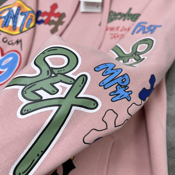 ブランドパーカー素材ディテール